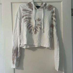 Mono B Tie Dye light weight hoodie long sleeves shirt, Size M